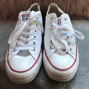 White adidas sneakers